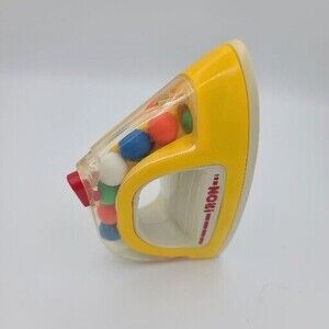 Iron Pretend Laundry Clothes Press Rolling Ball Baby Toy Vintage 1988 Buddy L